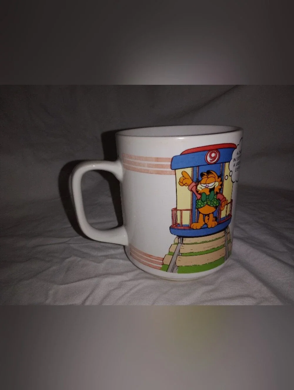 Vintage 1978 Garfield Vote Republican Elephant Politics Enesco Retro Decor
